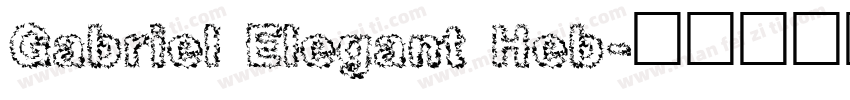 Gabriel Elegant Heb字体转换